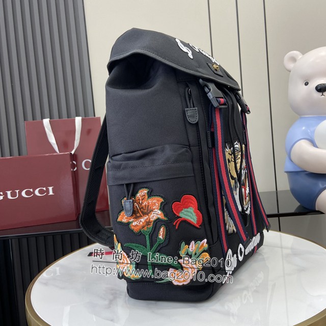 Gucci專櫃古馳最新款男士背包雙肩包 jh2399型號：429037